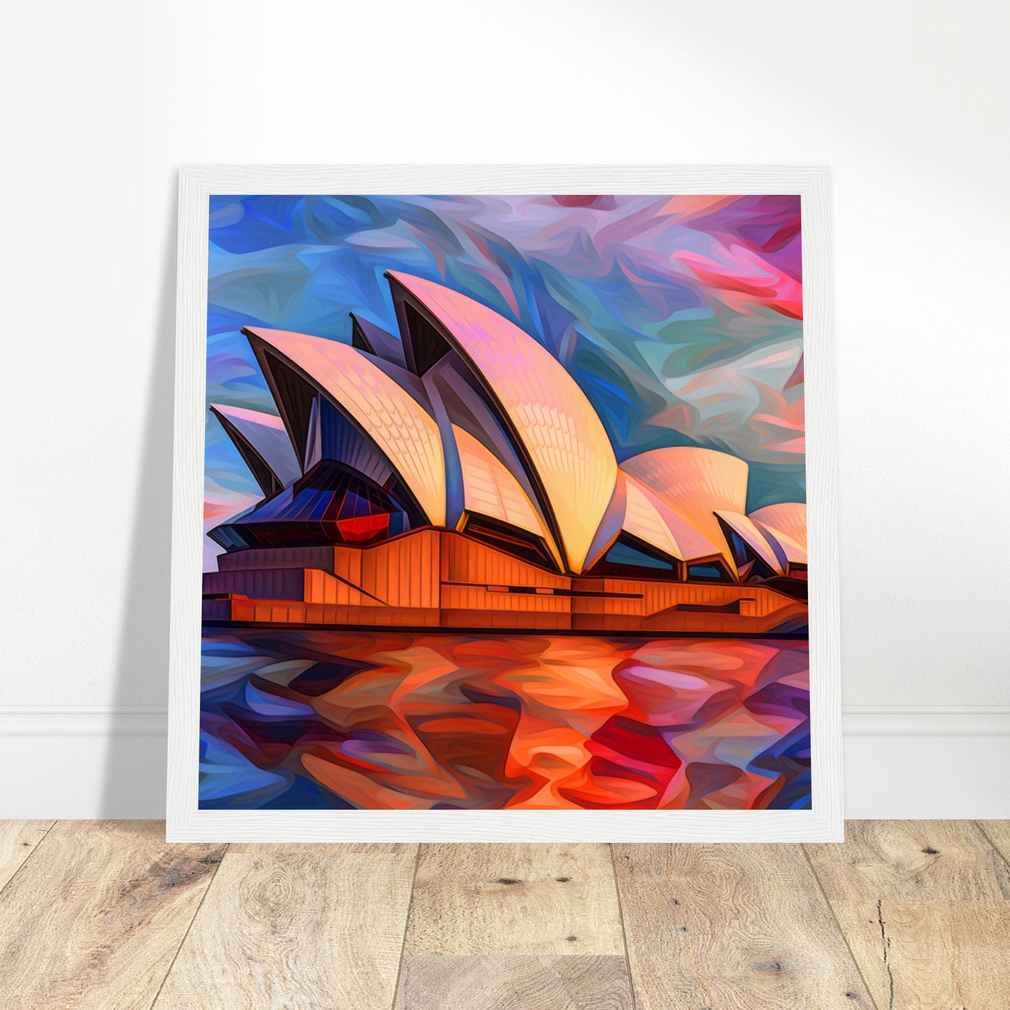 Sydney Opera House Art print - Print Room Ltd Wood frame 30x30 cm / 12x12"