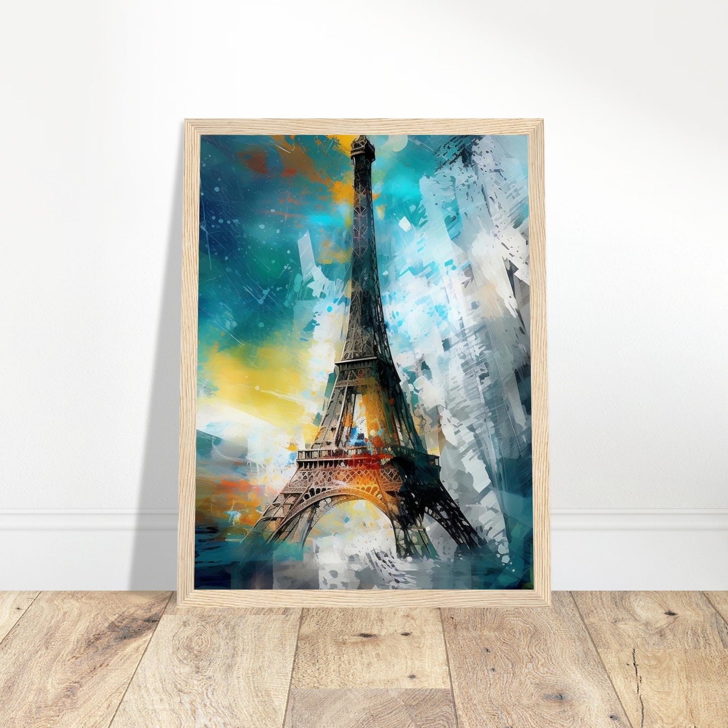 Eiffel Tower Art Print - Print Room Ltd No Frame Selected 30x40 cm / 12x16"