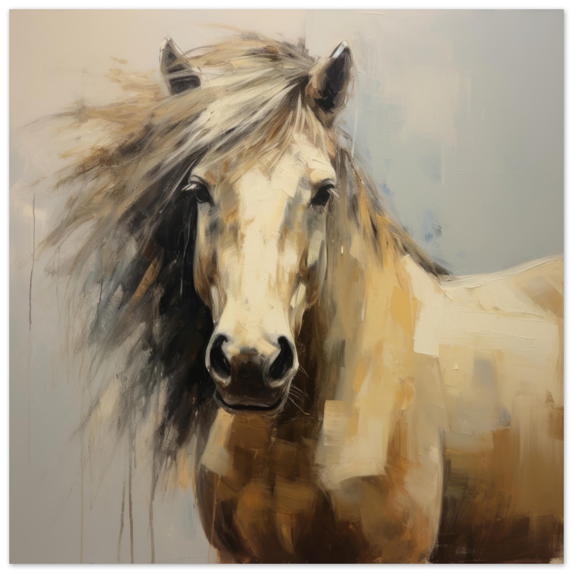 Horse Majesty Art Print #36 - Print Room Ltd No Frame Selected 70x70 cm / 28x28"