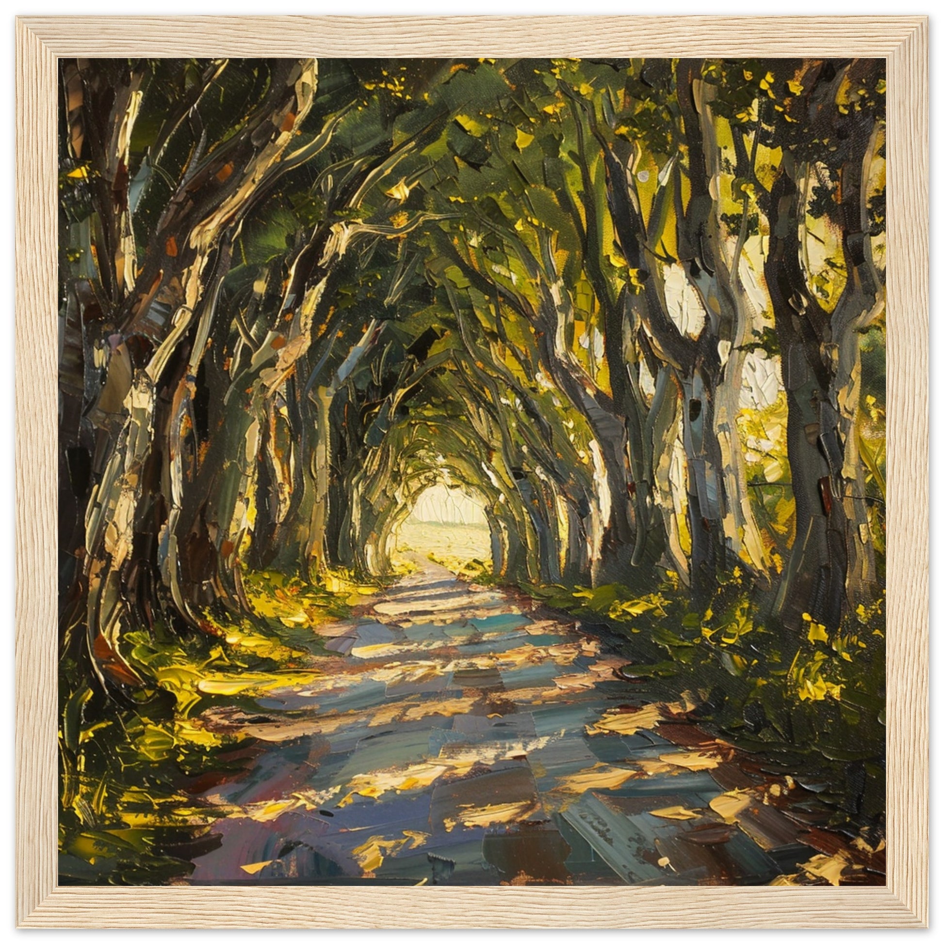 Enchanted Canopy of Dark Hedges wood framed art print | By Print Room Ltd