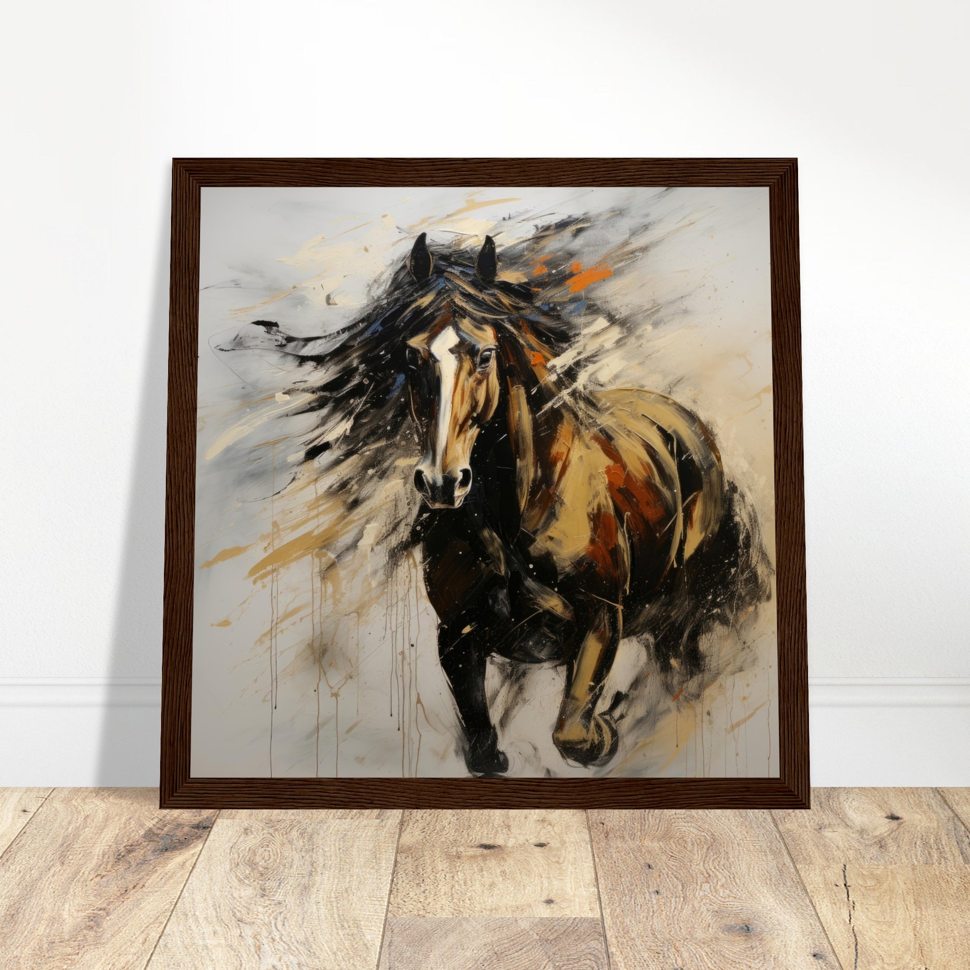 Equine Elegance print #33 - Print Room Ltd Wood frame 30x30 cm / 12x12"