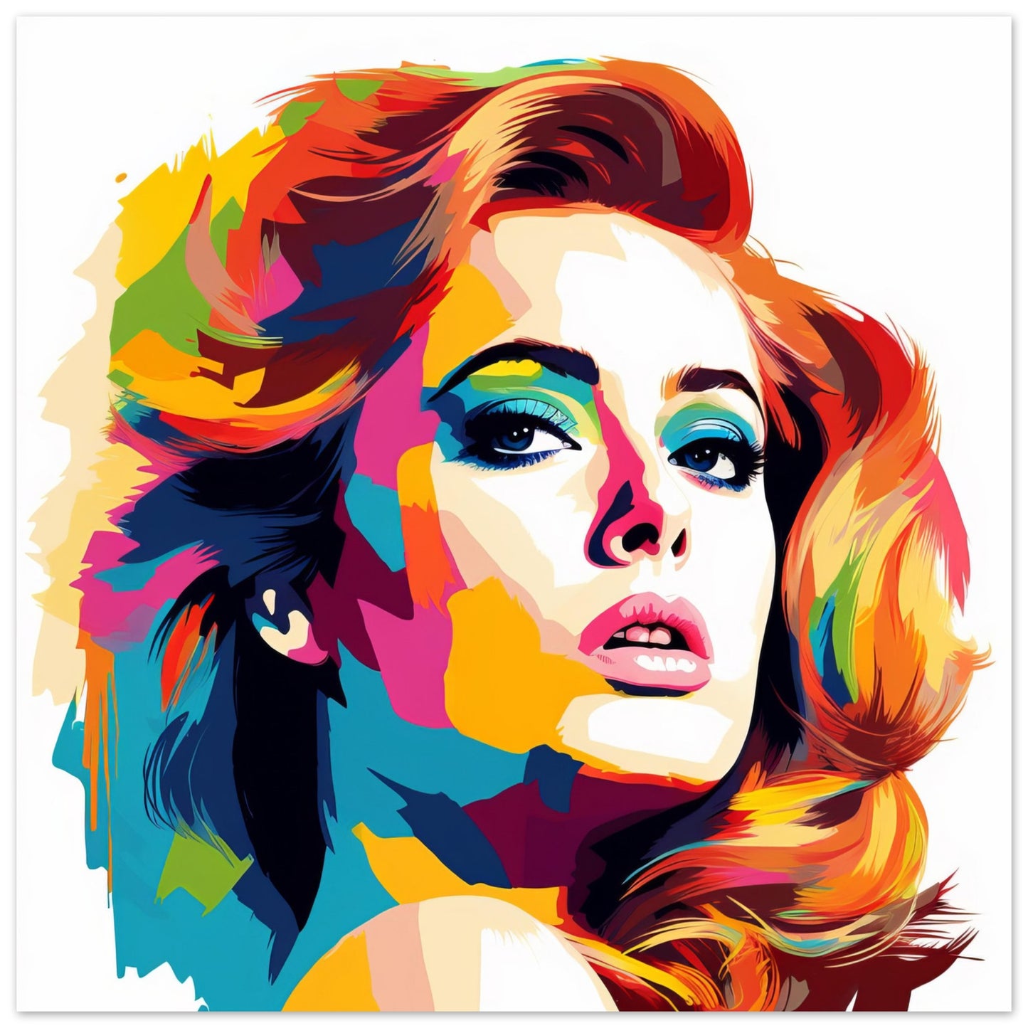 Adele Art Print - Print Room Ltd No Frame Selected 70x70 cm / 28x28"