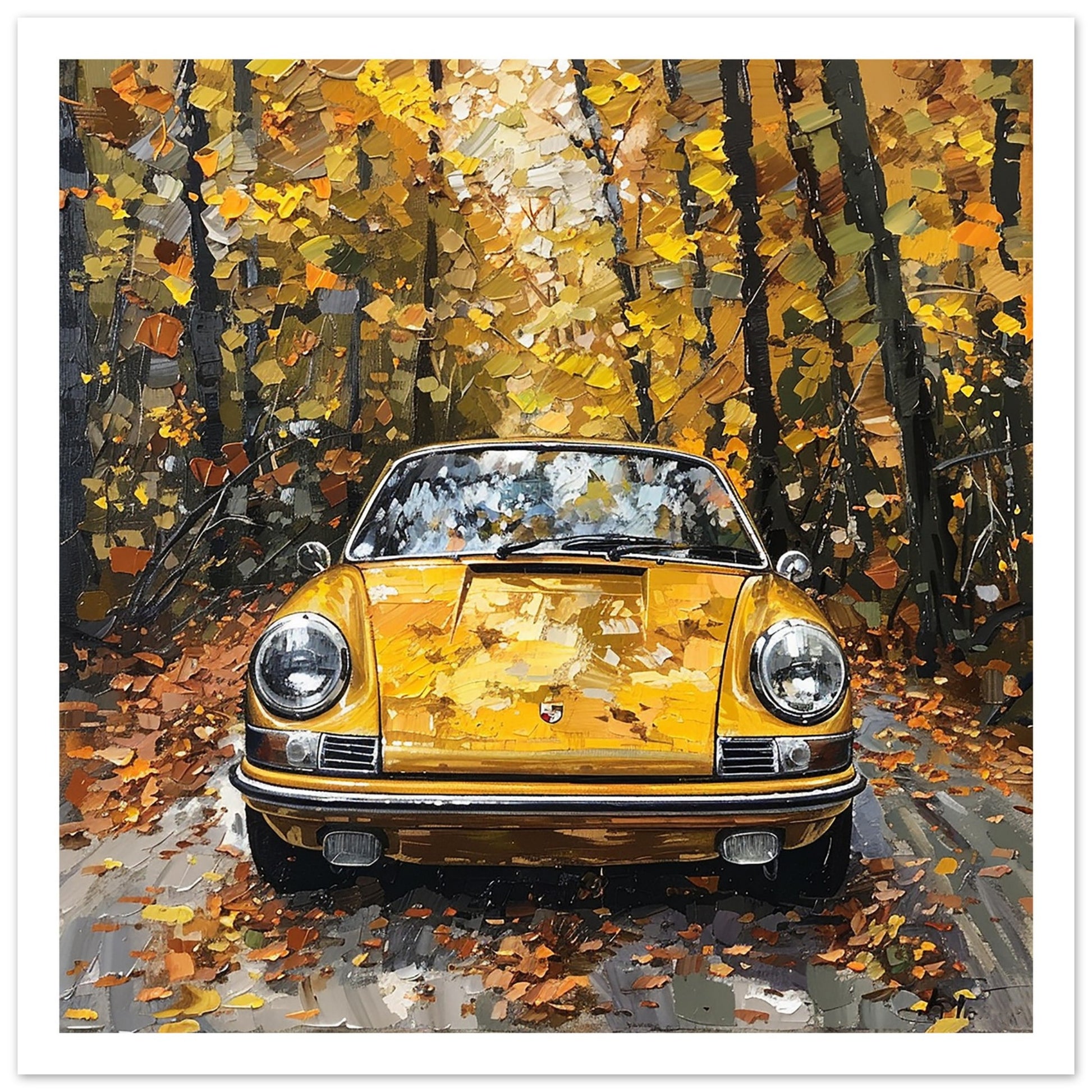 Classic Porsche 911 Limited Edition Art Print | By Print Room Ltd