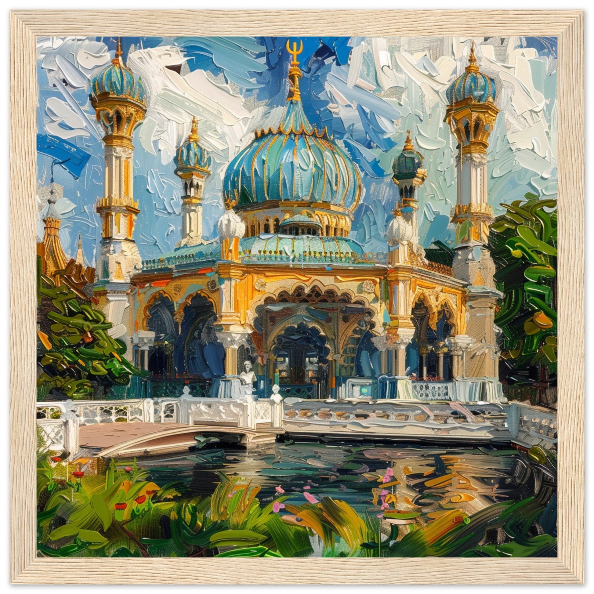 Royal Pavilion Brighton: Architectural Brilliance wood framed art print | By Print Room Ltd