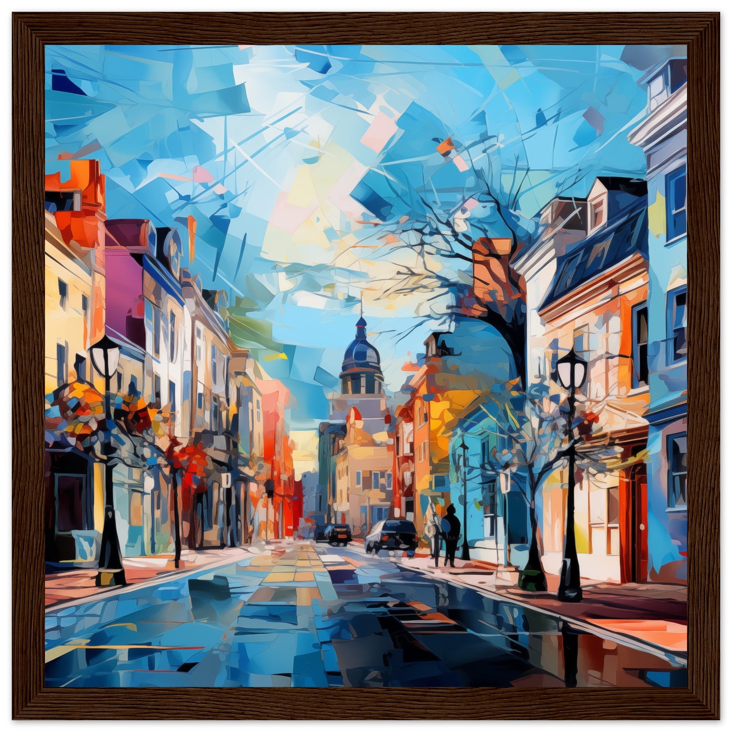 Windsor Street Art Prints - Print Room Ltd Black frame 70x70 cm / 28x28"