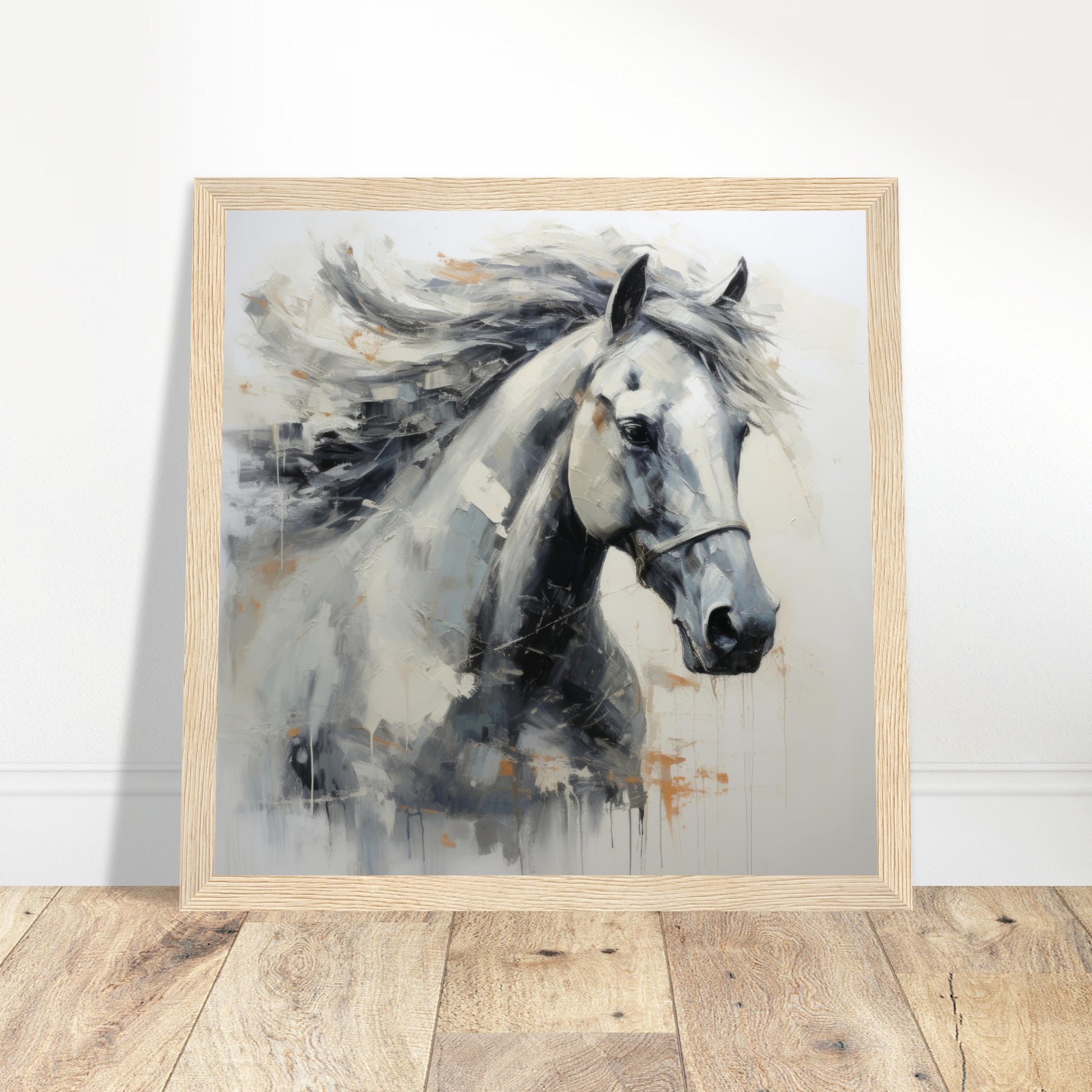 Equine Art Print #37 - Print Room Ltd No Frame Selected 30x30 cm / 12x12"