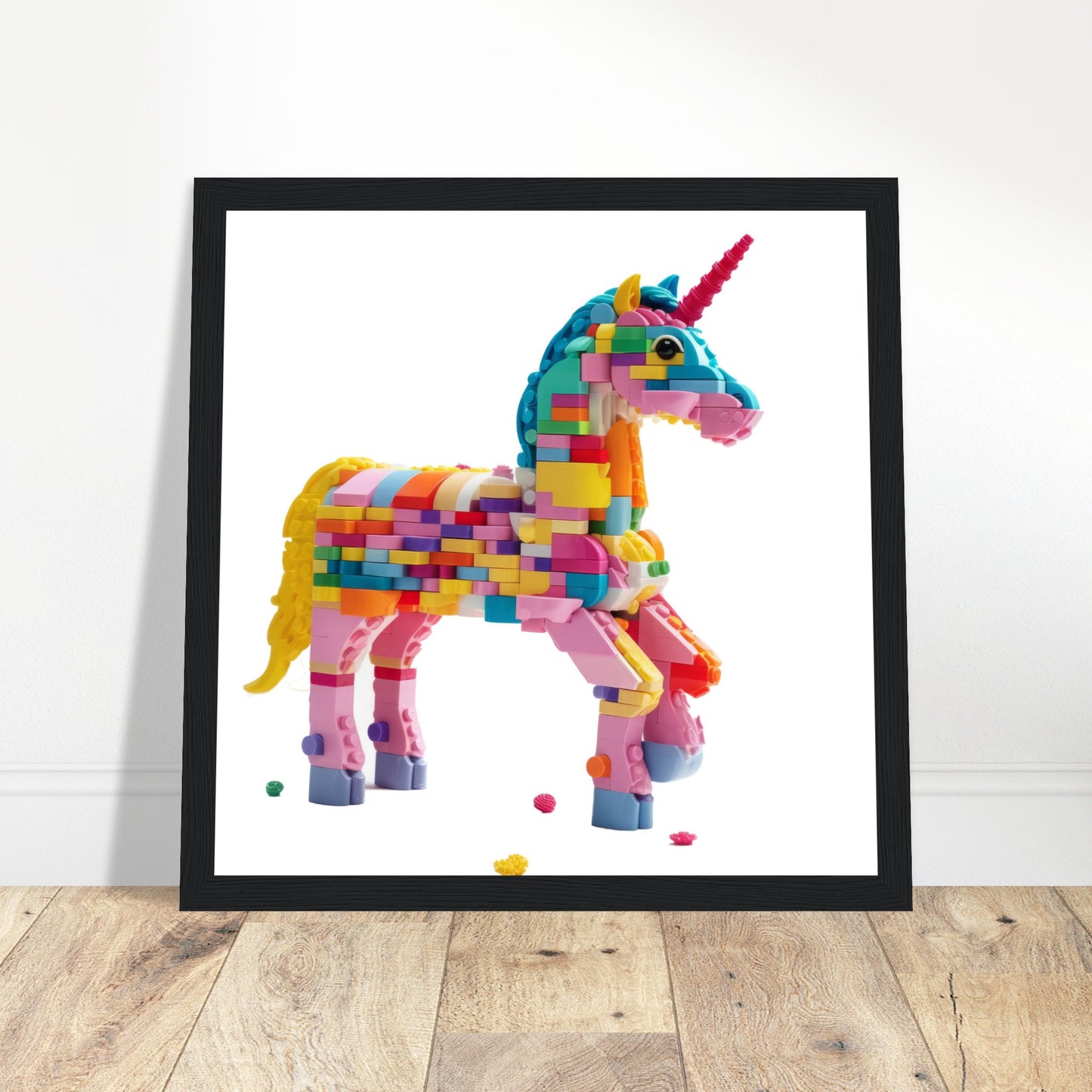 Unicorn Artwork Print - Print Room Ltd White frame 50x50 cm / 20x20"