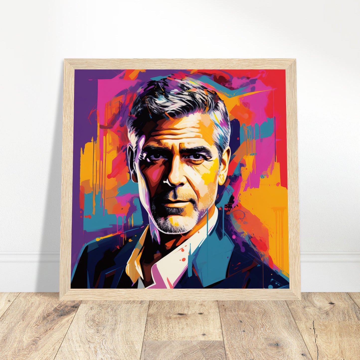 George Clooney Art Print - Print Room Ltd  