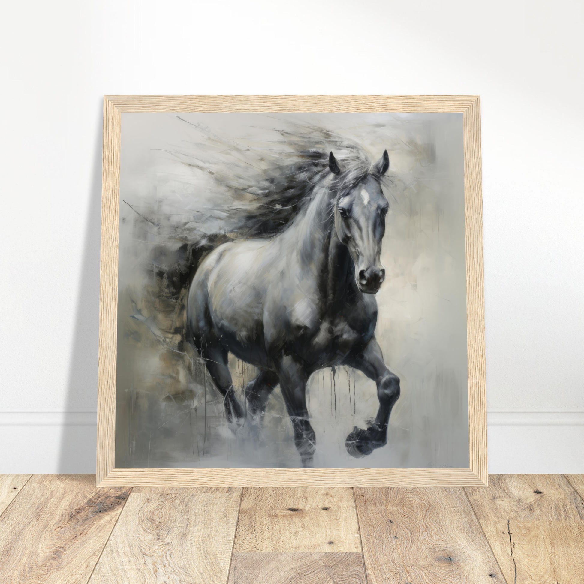 Equine Beauty Print #35 - Print Room Ltd Wood frame 50x50 cm / 20x20"