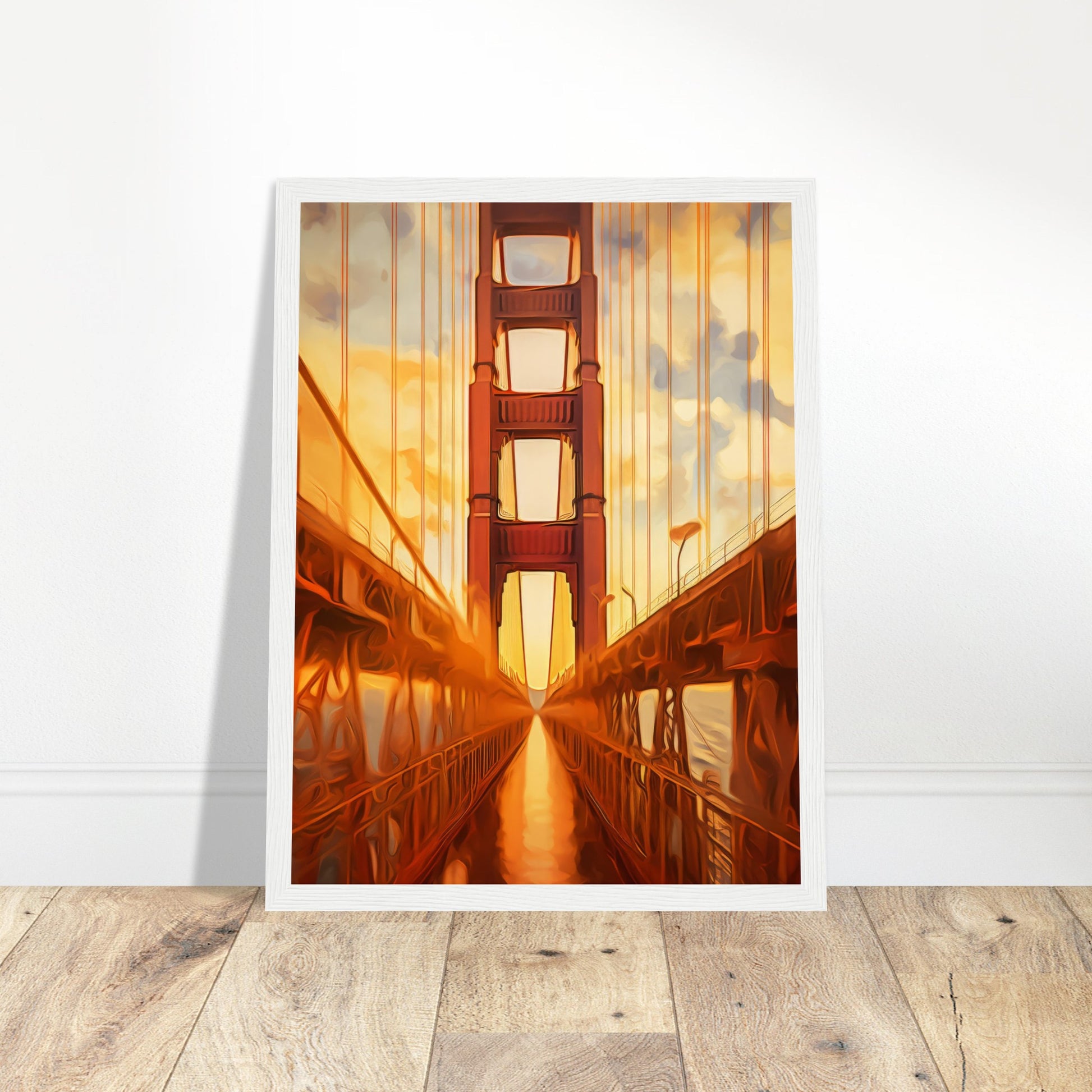 Golden Gate Bridge Print - Print Room Ltd Black frame 30x40 cm / 12x16"