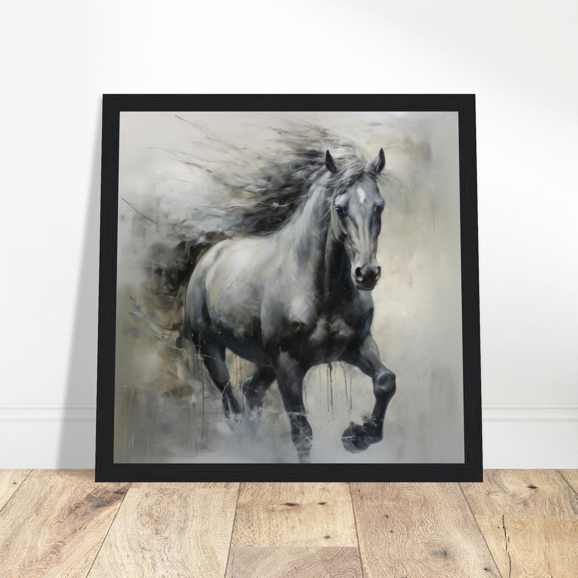 Equine Beauty Print #35 - Print Room Ltd White frame 30x30 cm / 12x12"