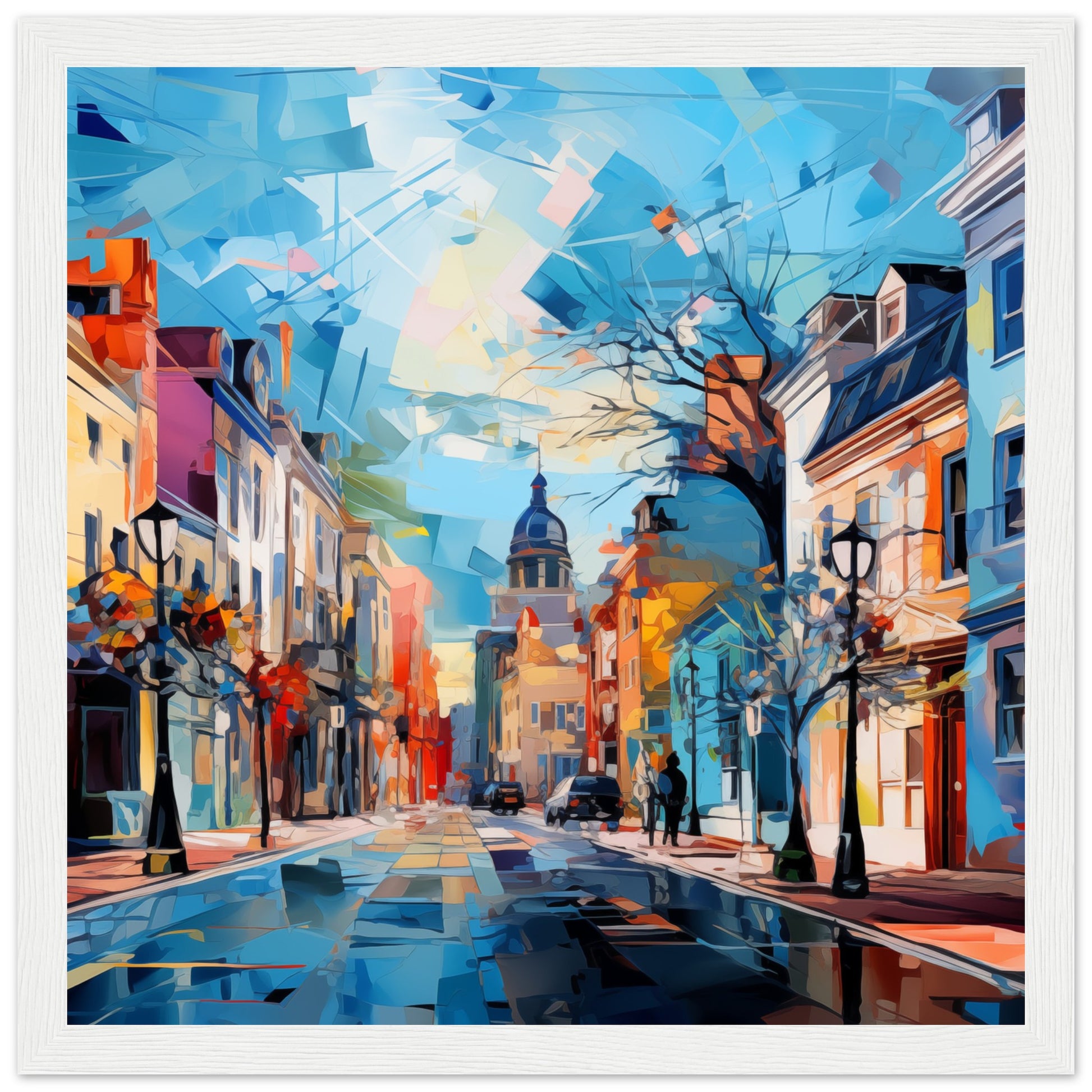 Windsor Street Art Prints - Print Room Ltd Wood frame 50x50 cm / 20x20"