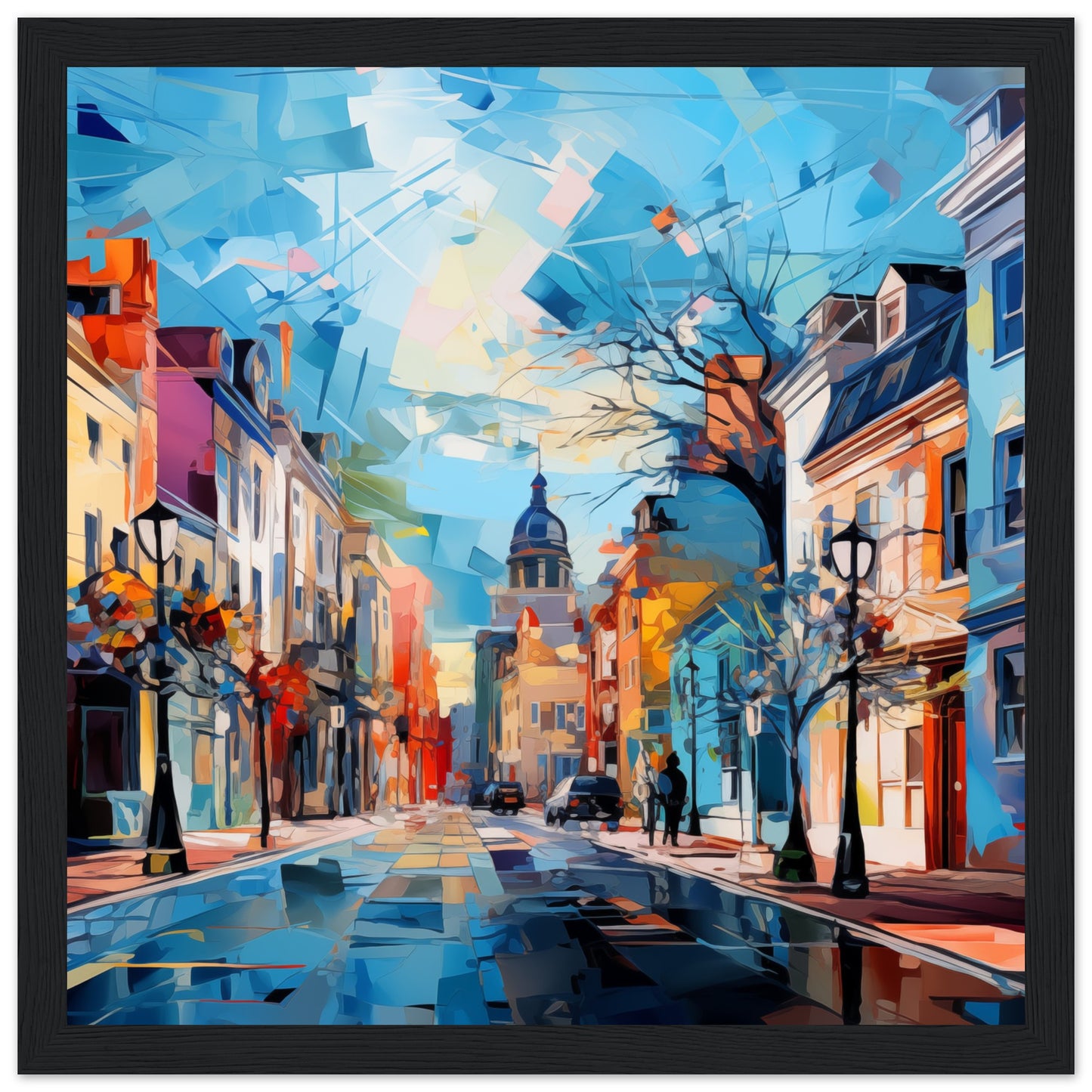 Windsor Street Art Prints - Print Room Ltd Wood frame 70x70 cm / 28x28"